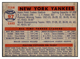 1957 Topps Baseball #097 New York Yankees Team EX-MT 504711