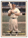 1957 Topps Baseball #045 Carl Furillo Dodgers EX-MT 504715