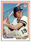 1978 Topps Baseball #173 Robin Yount Brewers EX-MT 504717