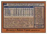 1978 Topps Baseball #173 Robin Yount Brewers EX-MT 504717