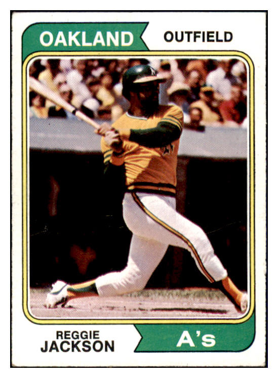 1974 Topps Baseball #130 Reggie Jackson A's EX-MT 504724