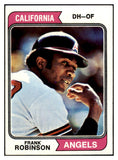 1974 Topps Baseball #055 Frank Robinson Angels EX-MT 504725