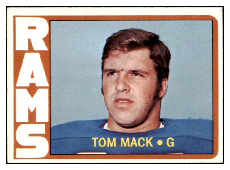 1972 Topps Football #337 Tom Mack Rams EX-MT 504735