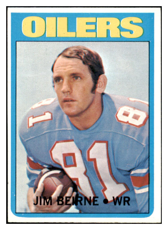 1972 Topps Football #313 Jim Beirne Oilers EX-MT 504739