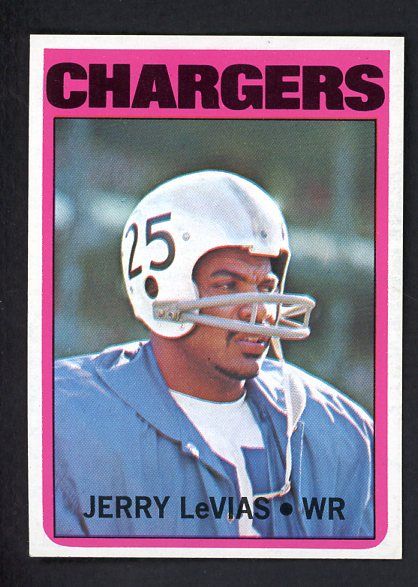 1972 Topps Football #317 Jerry Levias Chargers EX-MT 504740