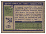 1972 Topps Football #319 Edgar Chandler Bills EX-MT 504741