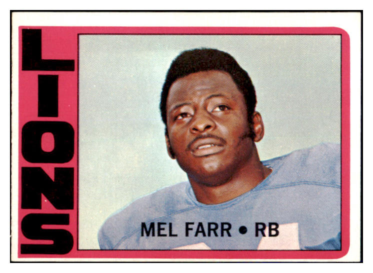 1972 Topps Football #288 Mel Farr Lions EX-MT 504746