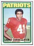 1972 Topps Football #299 Larry Carwell Patriots EX-MT 504750