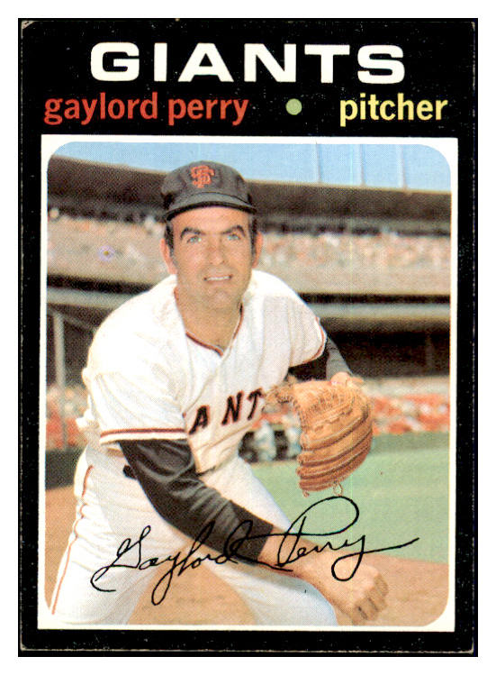 1971 Topps Baseball #140 Gaylord Perry Giants EX 504757