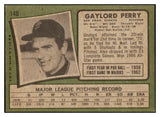 1971 Topps Baseball #140 Gaylord Perry Giants EX 504757