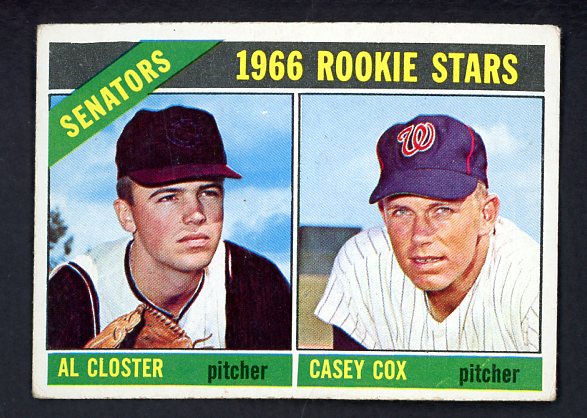 1966 Topps Baseball #549 Casey Cox Senators VG-EX 504767