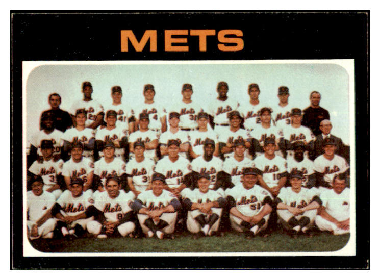 1971 Topps Baseball #641 New York Mets Team NR-MT 504773