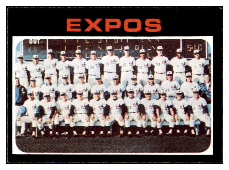 1971 Topps Baseball #674 Montreal Expos Team NR-MT 504786