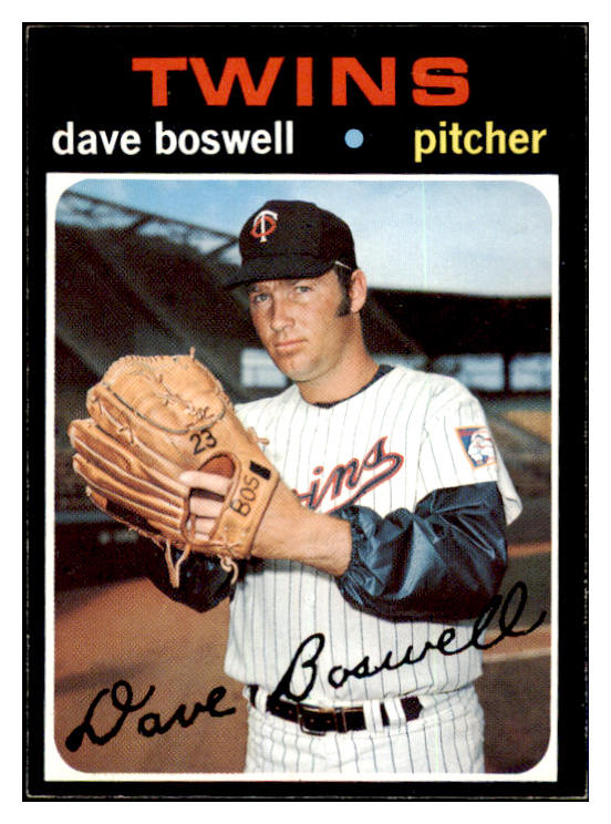 1971 Topps Baseball #675 Dave Boswell Twins NR-MT 504787