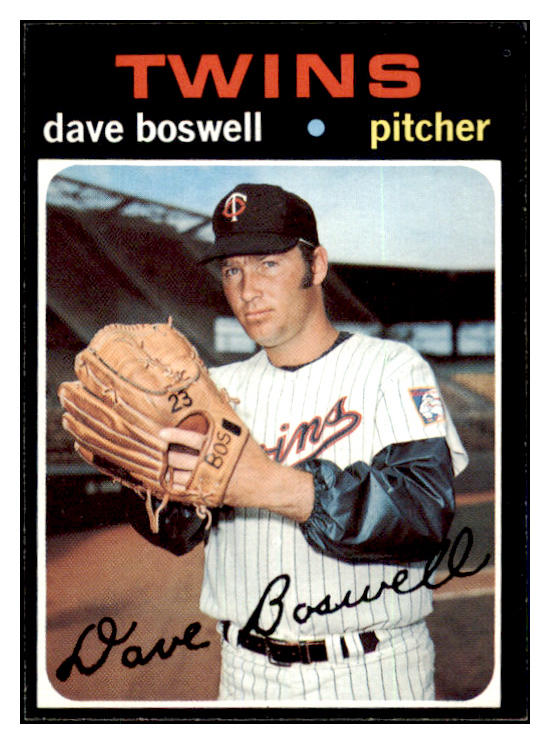 1971 Topps Baseball #675 Dave Boswell Twins NR-MT 504788