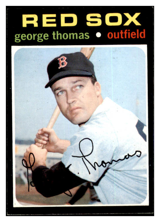 1971 Topps Baseball #678 George Thomas Red Sox NR-MT 504789