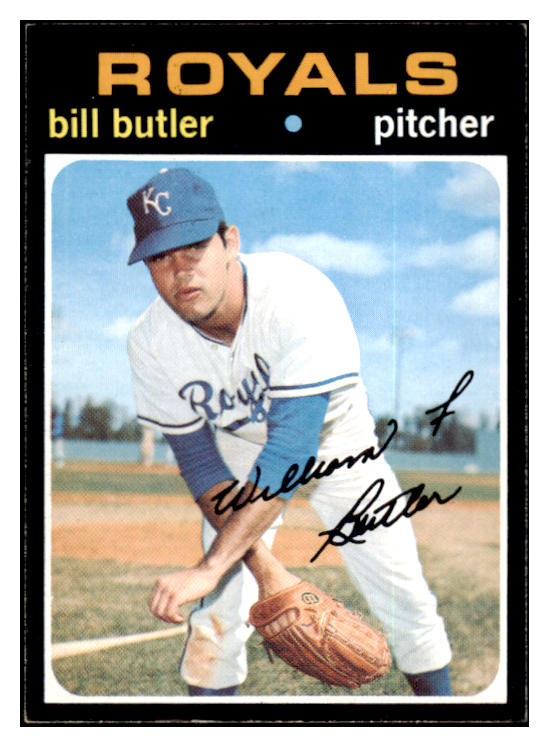 1971 Topps Baseball #681 Bill Butler Royals NR-MT 504791