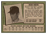 1971 Topps Baseball #691 Bob Heise Giants NR-MT 504799