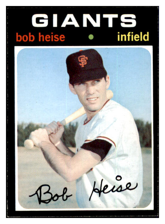 1971 Topps Baseball #691 Bob Heise Giants NR-MT 504800