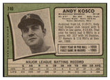 1971 Topps Baseball #746 Andy Kosco Brewers NR-MT 504815