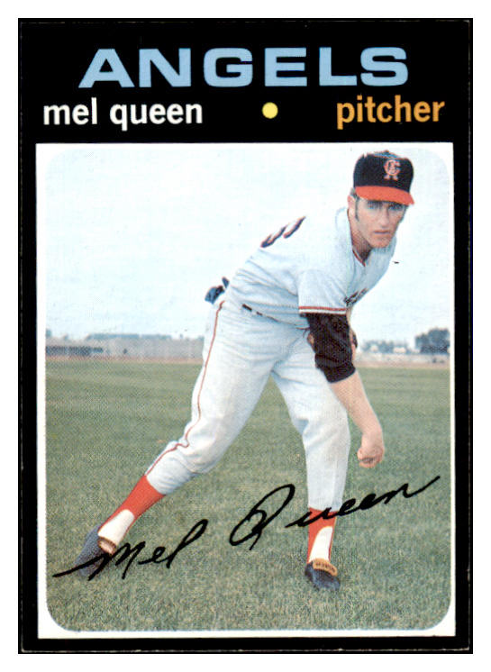 1971 Topps Baseball #736 Mel Queen Angels NR-MT 504822