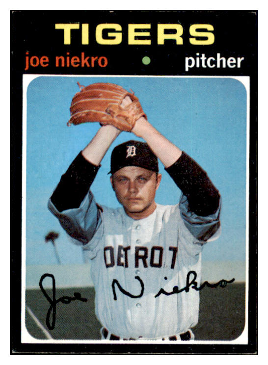 1971 Topps Baseball #695 Joe Niekro Tigers NR-MT 504848