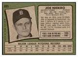 1971 Topps Baseball #695 Joe Niekro Tigers NR-MT 504848