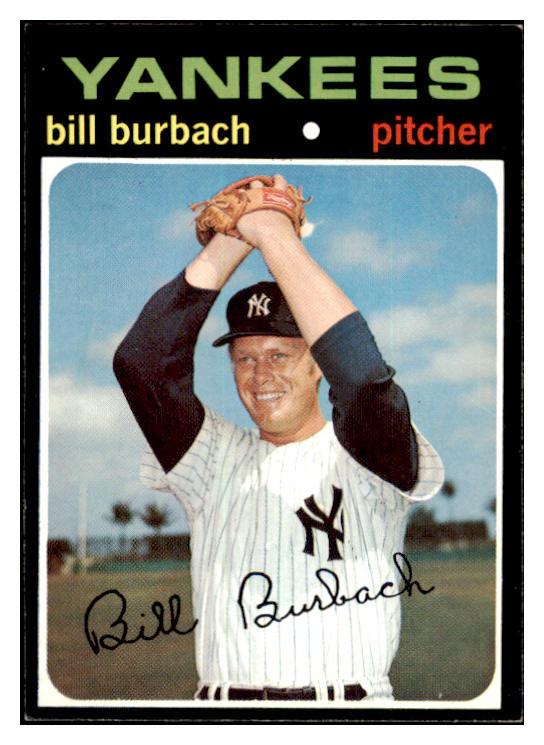 1971 Topps Baseball #683 Bill Burbach Yankees NR-MT 504867