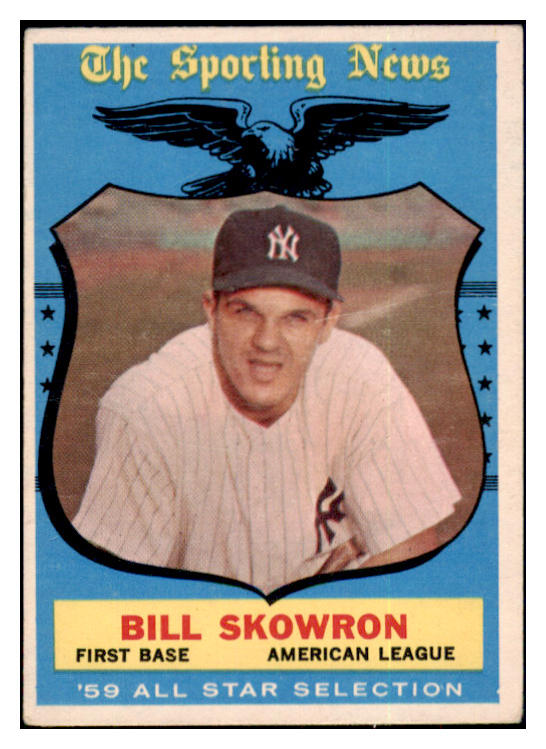 1959 Topps Baseball #554 Bill Skowron A.S. Yankee VG-EX 504886