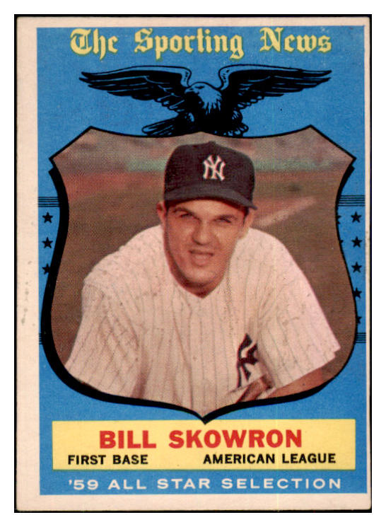 1959 Topps Baseball #554 Bill Skowron A.S. Yankee VG-EX 504887