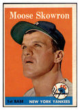 1958 Topps Baseball #240 Bill Skowron Yankees EX-MT 504892