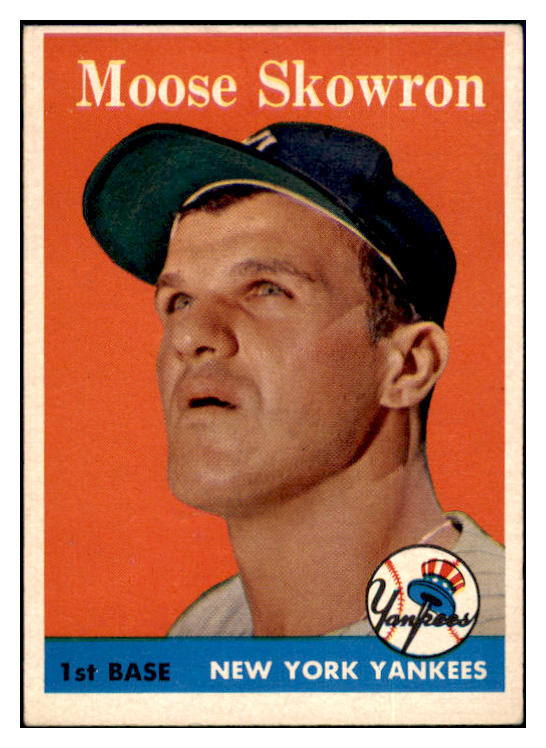 1958 Topps Baseball #240 Bill Skowron Yankees EX-MT 504893