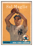 1958 Topps Baseball #043 Sal Maglie Yankees EX-MT 504894