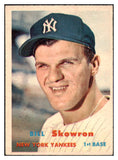 1957 Topps Baseball #135 Bill Skowron Yankees VG-EX 504900