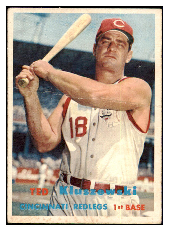 1957 Topps Baseball #165 Ted Kluszewski Reds GD-VG 504903