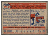 1957 Topps Baseball #212 Rocky Colavito Indians VG 504904