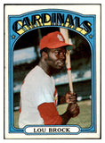 1972 Topps Baseball #200 Lou Brock Cardinals VG-EX 504919