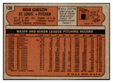 1972 Topps Baseball #130 Bob Gibson Cardinals VG-EX 504920