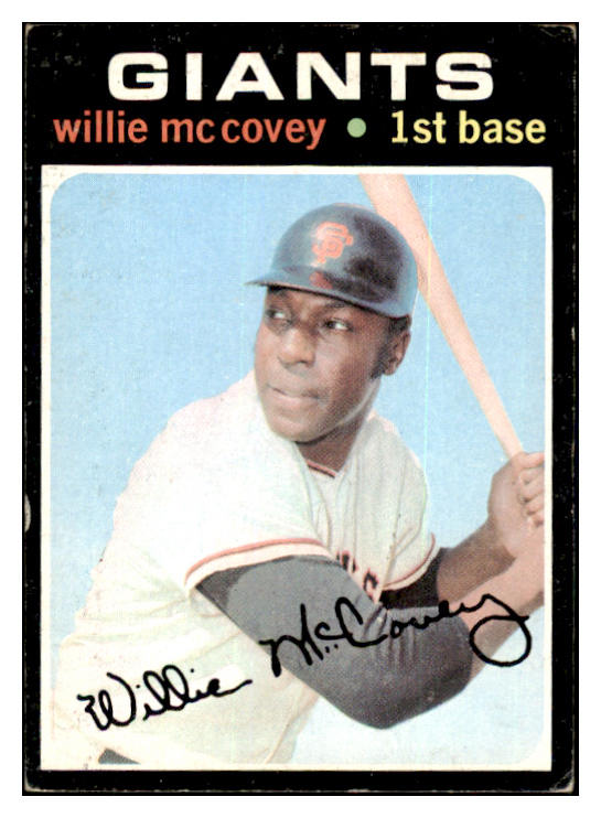 1971 Topps Baseball #050 Willie McCovey Giants VG-EX 504924