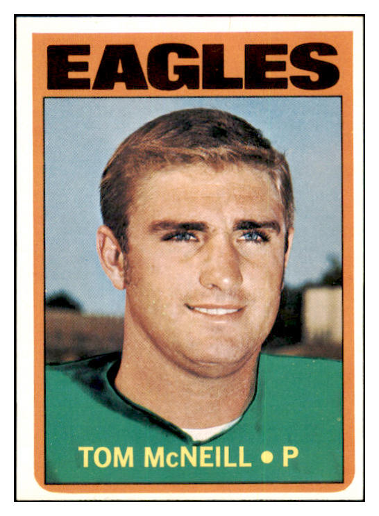 1972 Topps Football #314 Tom McNeill Eagles NR-MT 504932