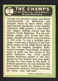 1967 Topps Baseball #001 Brooks Robinson Frank Robinson EX 504946