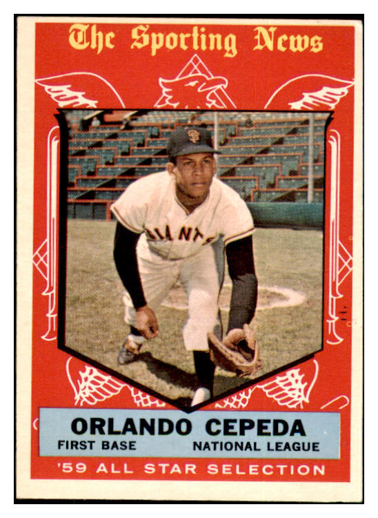 1959 Topps Baseball #553 Orlando Cepeda A.S. Giants VG-EX 504953