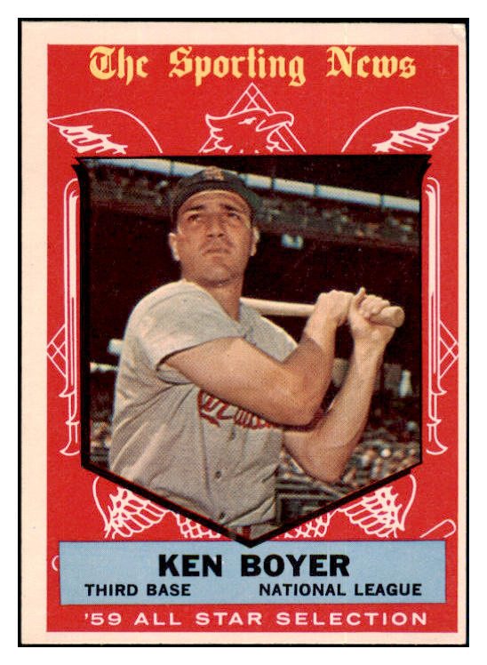 1959 Topps Baseball #557 Ken Boyer A.S. Cardinals VG-EX 504957