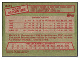 1985 Topps Baseball #401 Mark McGwire A's NR-MT 504968