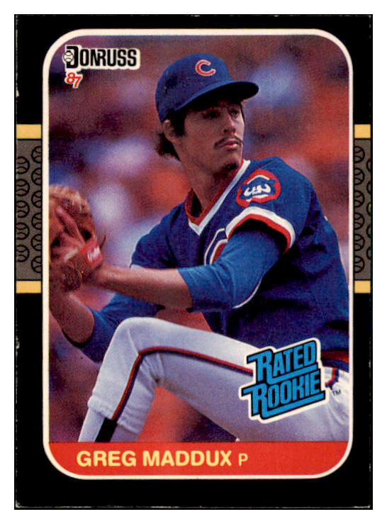 1987 Donruss #036 Greg Maddux Cubs EX-MT 504978