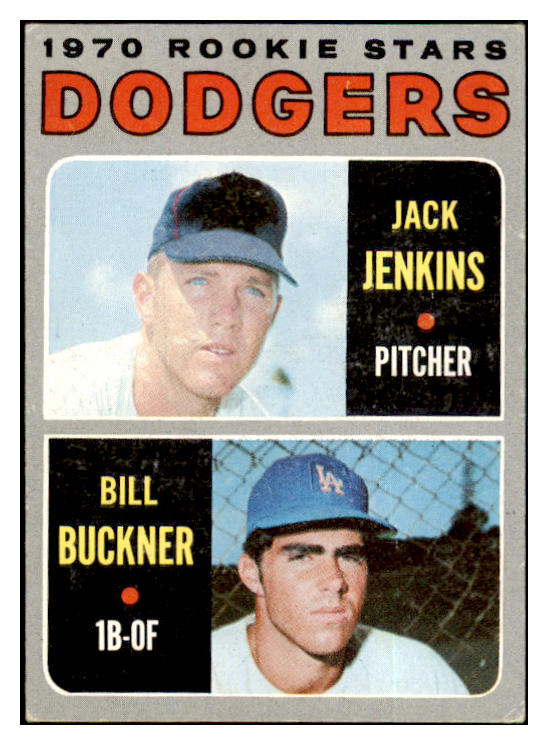 1970 Topps Baseball #286 Bill Buckner Dodgers VG-EX 504984