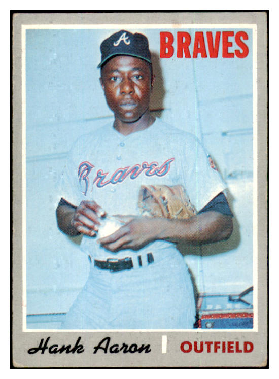 1970 Topps Baseball #500 Hank Aaron Braves VG-EX 504985