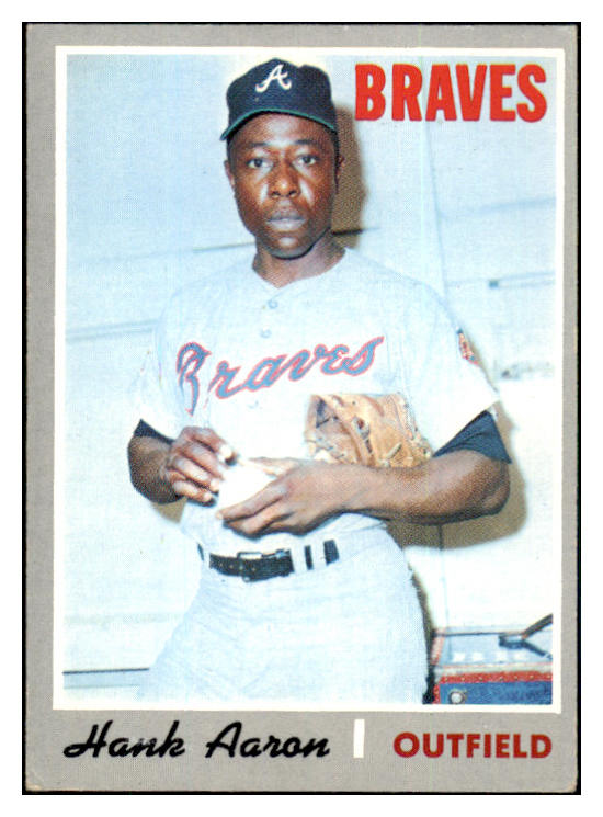 1970 Topps Baseball #500 Hank Aaron Braves VG-EX 504986