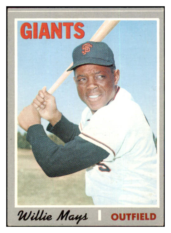 1970 Topps Baseball #600 Willie Mays Giants VG-EX 504988