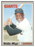 1970 Topps Baseball #600 Willie Mays Giants VG-EX 504988